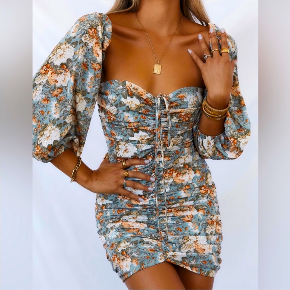Hello Molly Green Bodycon Dress